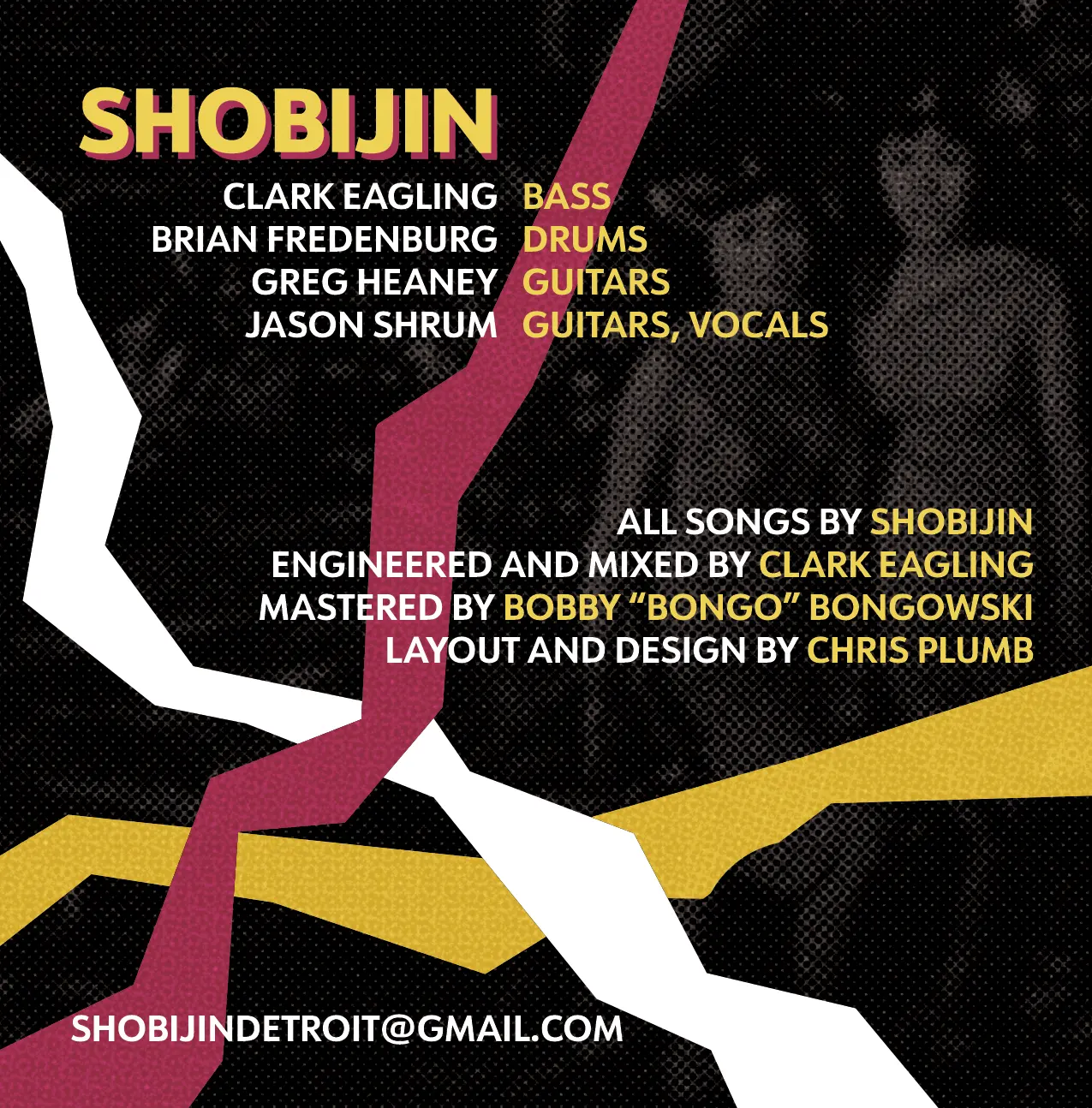 Full interior artwork for the Shobijin cassette tape.